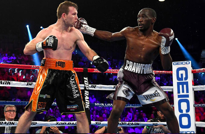 Crawford dominated Horn throughout the fight.