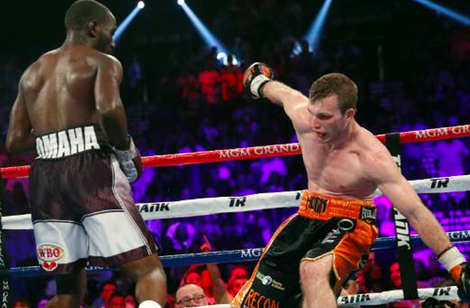 Terence Crawford proved to strong for Jeff Horn at the MGM Grand, Las Vegas last night.