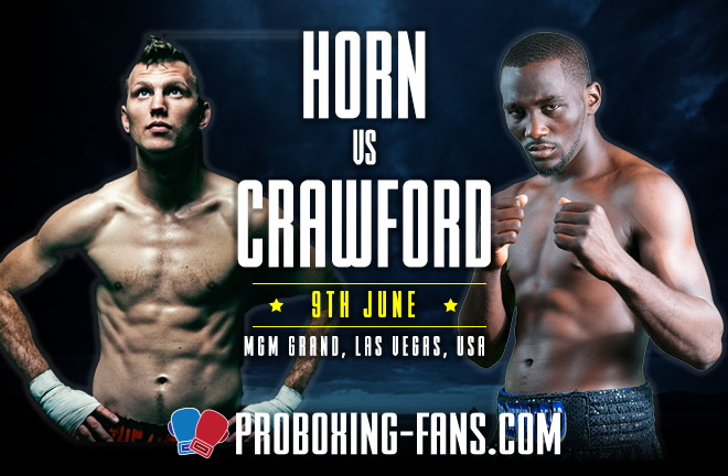 Crawford makes his debut at 147 pounds against WBO champion Horn