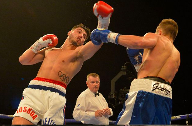 Josh Kelly landed several body shots but, despite his continuous admirable work, George showed few signs of being hurt.