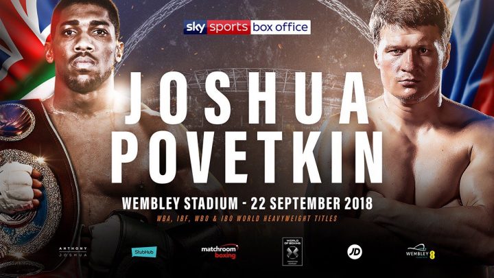 Anthony Joshua and Alexander Povetkin to fight on September 22nd. Photo Credit: Boxing News