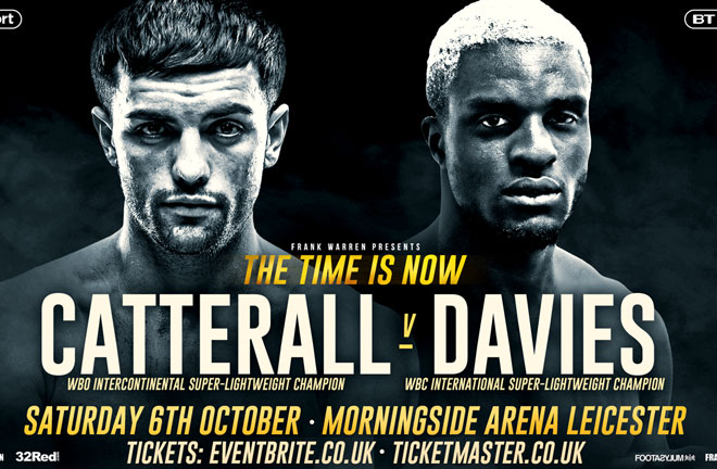 Davies: I will not trash big fight rival Jack Catterall. Photo Credit: Frank Warren