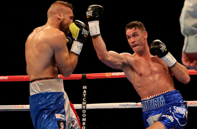 Callum Smith claimed a points win over Christopher Rebrasse back in 2015. Photo Credit: SkySports 