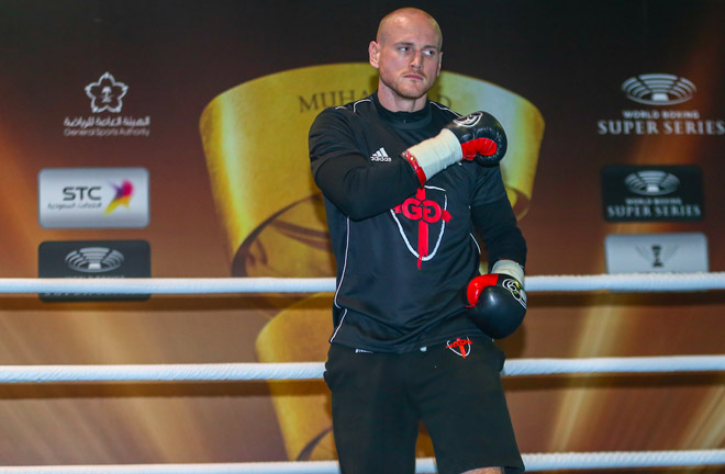 Groves is in good spirits ahead of his fight against Callum Smith this Friday. Photo Credit: World Boxing Super Series