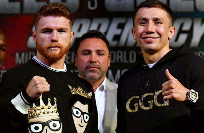 Andrade and Jacobs give Canelo-Golovkin predictions ahead of Saturday night. Photo Credit: Generation Iron