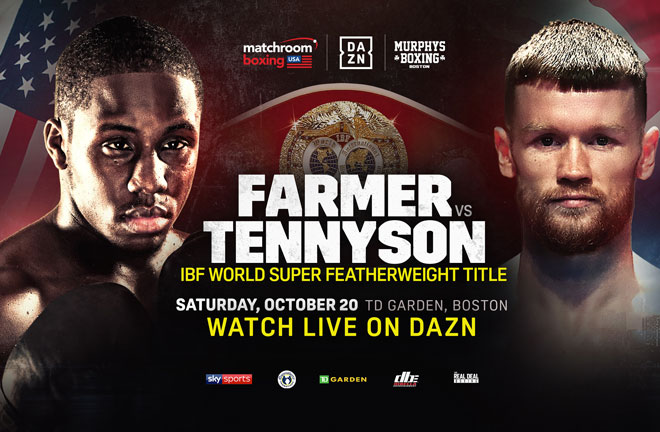 Farmer-Tennyson fight this Saturday night. Photo Credit: Matchroom Boxing