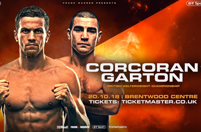 Garton: Corcoran is my type of fighter. Photo Credit: Frank Warren