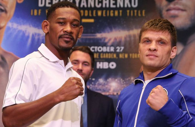 Jacobs vs Derevyanchenko go head to head this Saturday night. Photo Credit: Sky Sports