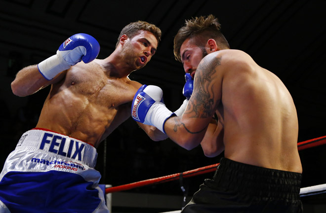 Felix Cash faces Jack Cullen for the English middleweight title Credit: Matchroom Boxing