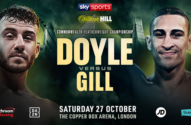 Jordan Gill is determined to prove the hype is real when he challenges Ryan Doyle for the Commonwealth Featherweight crown. Photo Credit: Matchroom Boxing