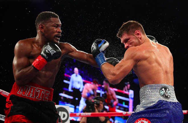 Daniel Jacobs prevails against Sergiy Derevyanchenko for the vacant IBF Middleweight Title