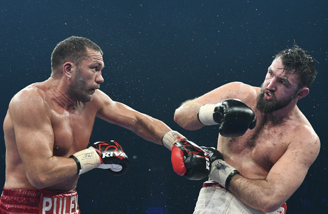 Pulev was able to take advantage of the eye injury Fury sustained with some heavy blows.