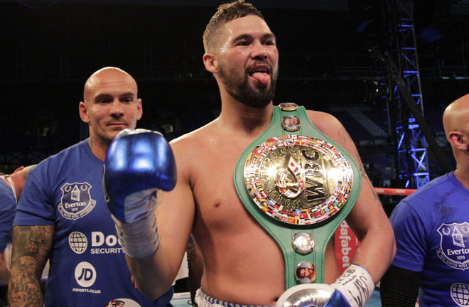 Bellew he fulfilled a boyhood dream, knocking out Ilunga Makabu. Photo Credit: Sky Sports 