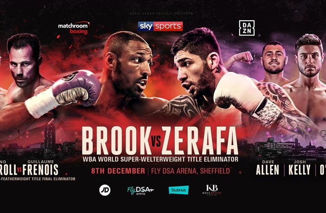 Kell Brook returns to the ring in front of his hometown fans at Sheffield Arena on December 8 when he takes on Michael Zerafa. Photo Credit: Matchroom Boxing