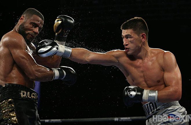 Dmitry Bivol defeated Jean Pascal to defend his title. Photo Credit: HBO Boxing