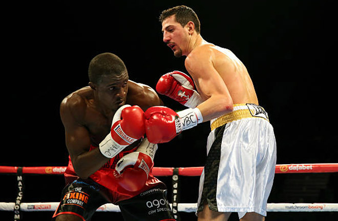 Andrea Scarpa against Ohara Davies. Photo Credit: Getty Images