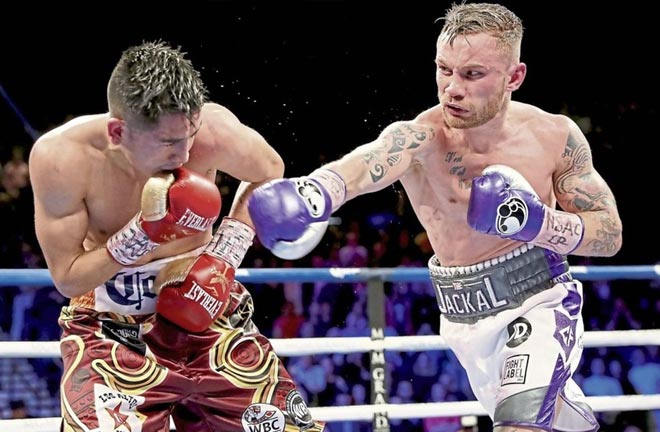 Frampton aiming to become a three time World Champion this weekend. Photo Credit: Irish News