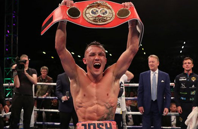 Warrington believes he has what t it takes to beat Frampton. Photo Credit: The Ring Magazine