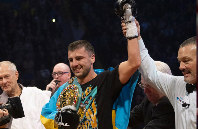 Gvozdyk celebrates cementing his place at the top of a crowded field in the red-hot light heavyweight division.