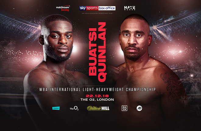 Joshua Buatsi will defend his WBA International Light-Heavyweight title against Australia’s Renold Quinlan. Photo Credit: Matchroom Boxing