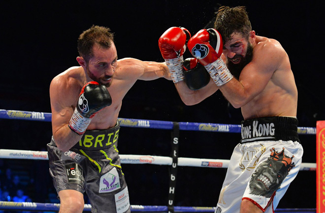 Jono Carroll held to a split draw in an entertaining IBF world title final eliminator against Frenois in main event on the Brook-Zerafa Undercard. Photo Credit: Dean Woolley - Twitter.