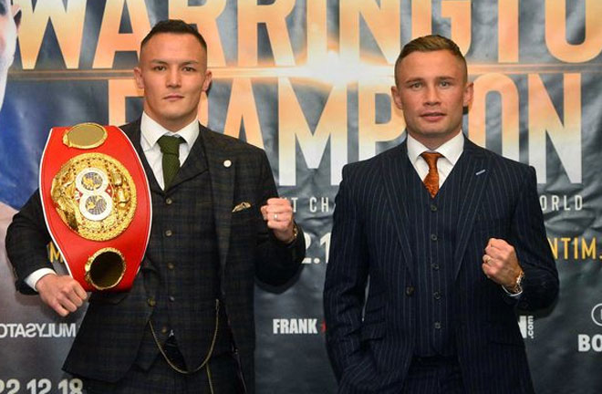 Frampton-Warrington go head to head this weekend. Photo Credit: Belfast Live