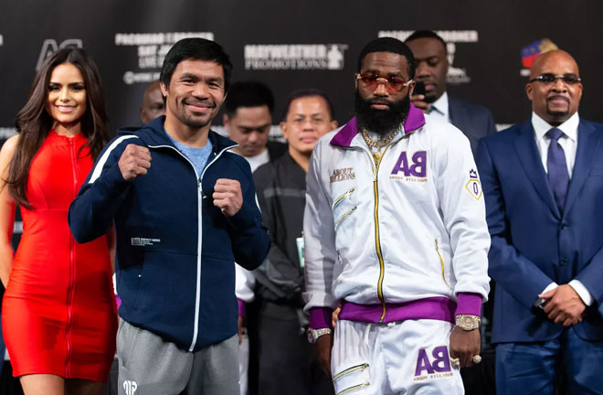 Pacquiao vs Broner go head to head this Saturday at the MGM Grand, Las Vegas. Photo Credit: Bad Left Hook