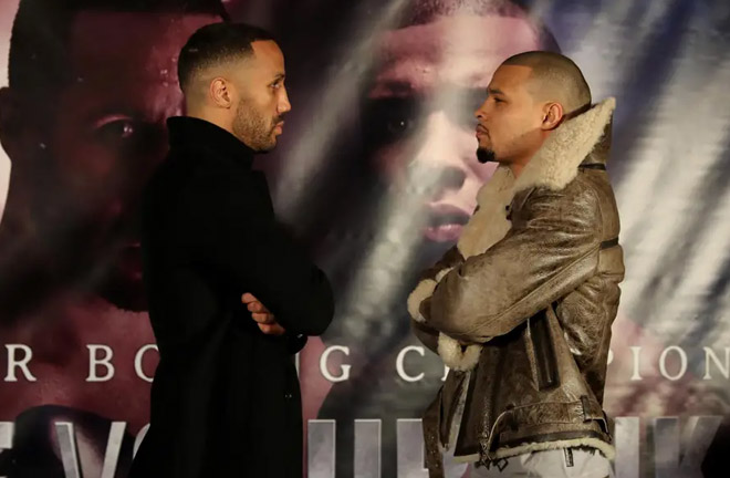 DeGale-Eubank Jnr face off. Photo Credit: Evening Standard