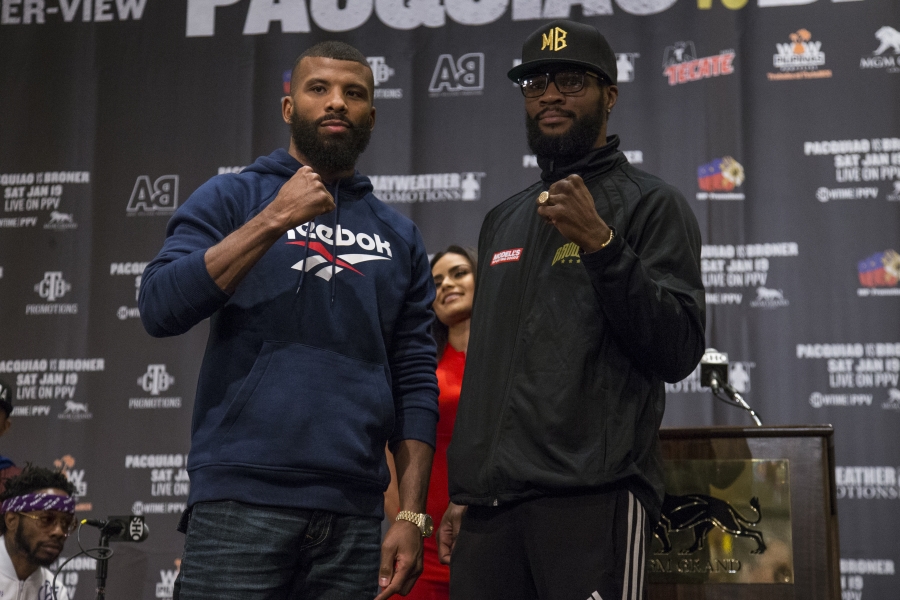 Jack-Browne go head to head at Press Conference. Photo Credit: BoxingScene