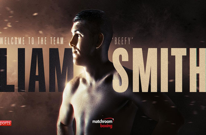 Liam Smith has signed a three-fight promotional deal with Matchroom Boxing. Photo Credit: Matchroom Boxing