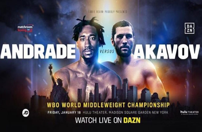 Andrade v Akavov – Pro Boxing Fans Big Fight Preview & Prediction. Photo Credit: Boxing News 24