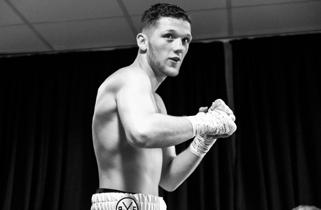 John Docherty is determined to win World title of his own one day. Photo Credit: Matchroom Boxing