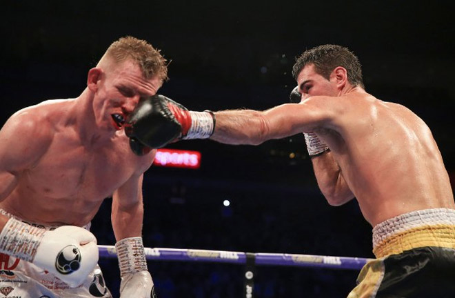 Cheeseman was out boxed by Garcia on Saturday night. Photo Credit: Boxing Scene