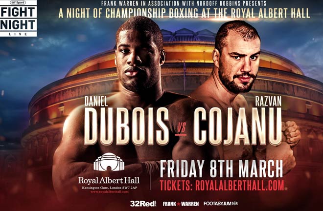 Dubois believes he is not that far behind the likes of Fury and Joshua. Photo Credit: Frank Warren