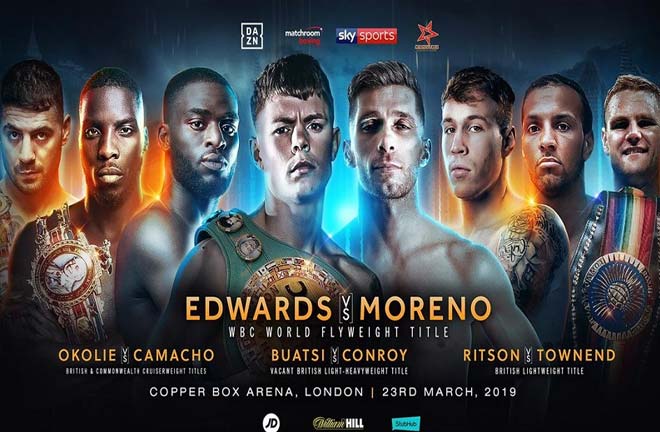 Quotes from Edwards-Moreno Press Conference. Photo Credit: Matchroom Boxing