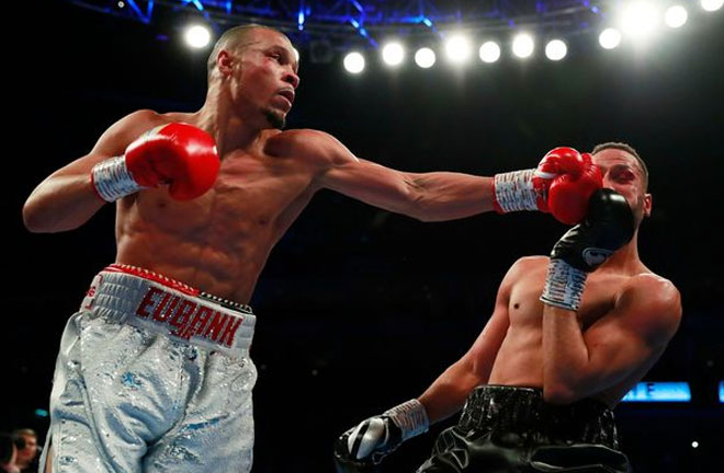 Eubank Jr claimed a shutout victory over James De Gale in February Credit: Irish Mirror