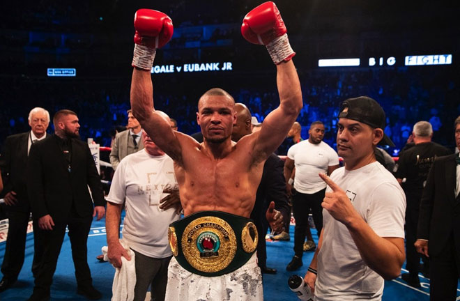 Eubank Jr claimed the IBO World Super Middleweight Title in February against James De Gale Credit: East Side Boxing