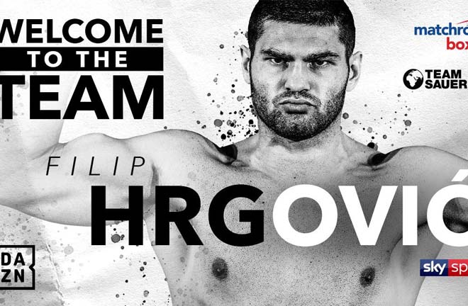 Filip Hrgović. Photo Credit: Matchroom Boxing 