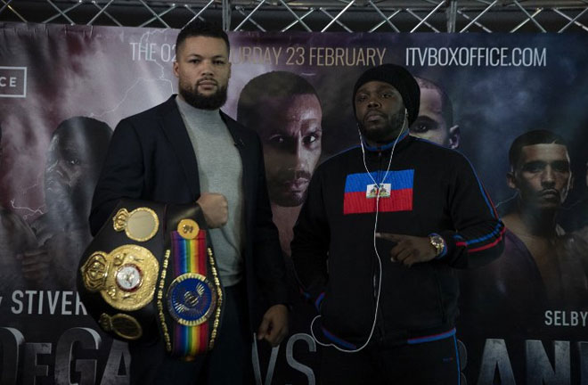 Joyce-Stiverne face off. Photo Credit: Boxing Scene