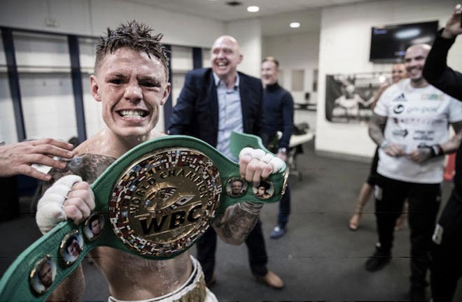 Charlie Edwards admits his ultimate ambition is to become “an all-time great in British boxing”. Credit: Matchroom Boxing