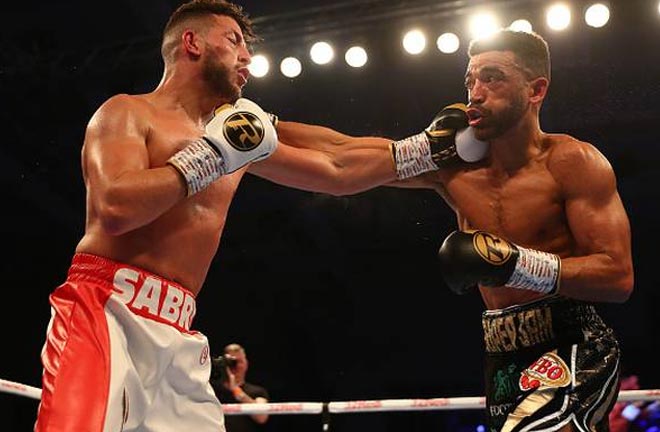 Maxwell sensationally knocked out his opponent with 15 seconds left in the fight. Credit: NZ Herald