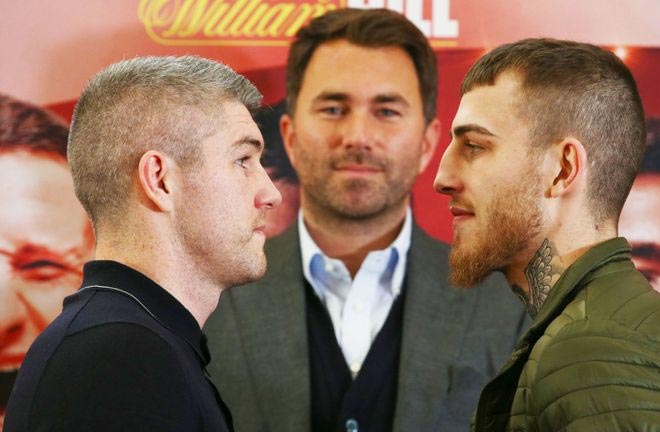 Smith-Eggington face off. Credit: Sky Sports 