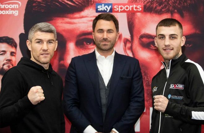 Smith-Eggington both ready for war on Saturday. Credit: Sky Sports 