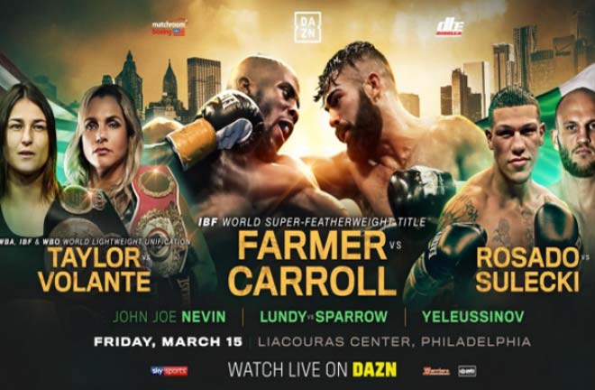 DAZN Philadelphia Undercard Previews & Predictions. Credit: Matchroom Boxing