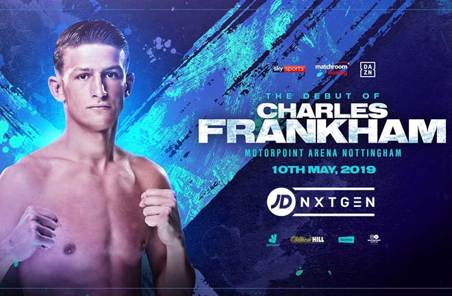 Charles Frankham will make his professional debut at the Motorpoint Arena Nottingham on May 1. Credit: Matchroom Boxing