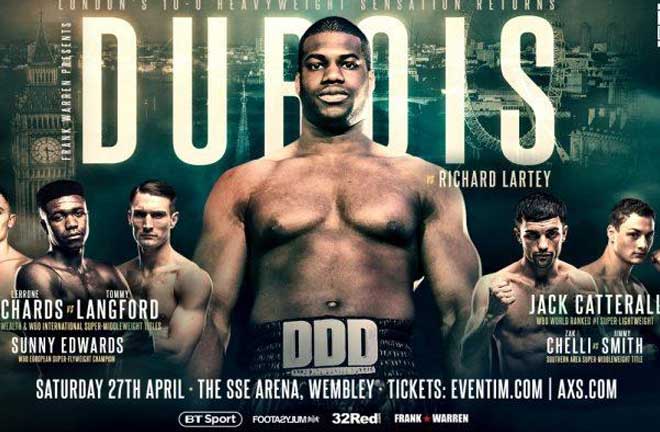 Dubois v Lartey - Big Fight Preview & Prediction. Credit: Frank Warren