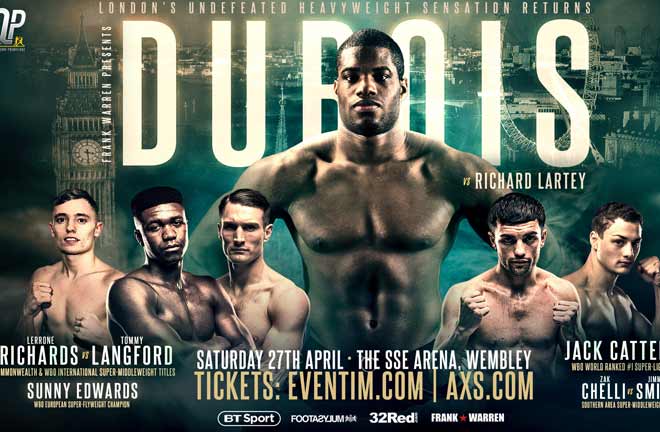 Lartley: Dubois is not the next Joshua, I am. Credit: Frank Warren