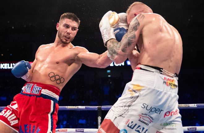Josh Kelly will face David Avanesyan for the European Welterweight title next year Credit: Punch-Lines