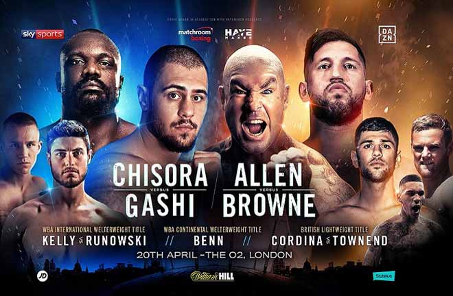 Allen v Browne - Big Fight Preview & Prediction. Credit: Matchroom Boxing