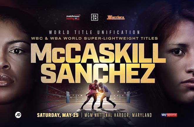 Jessica McCaskill is aiming to unify the Super-Lightweight division when she faces Anahi Sanchez on Saturday May 25. Credit: Matchroom Boxing